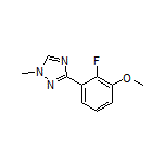 3-(2-Fluoro-3-methoxyphenyl)-1-methyl-1H-1,2,4-triazole