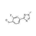 2-Fluoro-4-(1-methyl-1H-1,2,4-triazol-3-yl)benzaldehyde