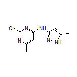 2-Chloro-6-methyl-N-4-amino-(5-methyl-3-pyrazolyl)pyrimidine