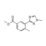 Methyl 4-Methyl-3-(1-methyl-1H-1,2,4-triazol-3-yl)benzoate