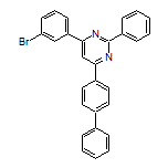 4-(4-Biphenylyl)-6-(3-bromophenyl)-2-phenylpyrimidine