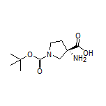 (S)-3-Amino-1-Boc-pyrrolidine-3-carboxylic Acid