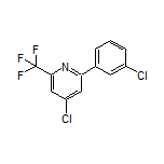 4-Chloro-2-(3-chlorophenyl)-6-(trifluoromethyl)pyridine