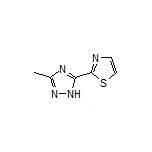 2-(3-Methyl-1H-1,2,4-triazol-5-yl)thiazole