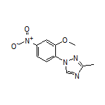 1-(2-Methoxy-4-nitrophenyl)-3-methyl-1H-1,2,4-triazole