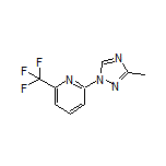 2-(3-Methyl-1H-1,2,4-triazol-1-yl)-6-(trifluoromethyl)pyridine