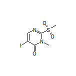 5-Iodo-3-methyl-2-(methylsulfonyl)pyrimidin-4(3H)-one