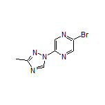 2-Bromo-5-(3-methyl-1H-1,2,4-triazol-1-yl)pyrazine2-Bromo-5-(3-methyl-1H-1,2,4-triazol-1-yl)pyrazine