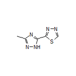 2-(3-Methyl-1H-1,2,4-triazol-5-yl)-1,3,4-thiadiazole