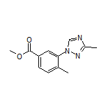 Methyl 4-Methyl-3-(3-methyl-1H-1,2,4-triazol-1-yl)benzoate