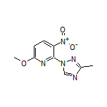 6-Methoxy-2-(3-methyl-1H-1,2,4-triazol-1-yl)-3-nitropyridine