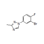 1-(3-Bromo-4-fluorophenyl)-3-methyl-1H-1,2,4-triazole