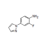 2-Fluoro-4-(1-pyrazolyl)aniline