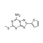 2-(2-Furyl)-5-(methylthio)-[1,2,4]triazolo[1,5-a][1,3,5]triazin-7-amine