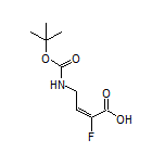 (E)-4-(Boc-amino)-2-fluoro-2-butenoic Acid