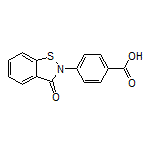 4-(3-Oxobenzoisothiazol-2(3H)-yl)benzoic Acid