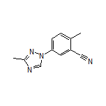 2-Methyl-5-(3-methyl-1H-1,2,4-triazol-1-yl)benzonitrile