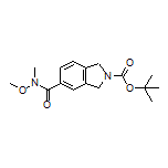 2-Boc-N-methoxy-N-methylisoindoline-5-carboxamide