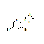 3,5-Dibromo-2-(3-methyl-1H-1,2,4-triazol-1-yl)pyridine