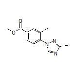 Methyl 3-Methyl-4-(3-methyl-1H-1,2,4-triazol-1-yl)benzoate