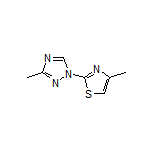 4-Methyl-2-(3-methyl-1H-1,2,4-triazol-1-yl)thiazole