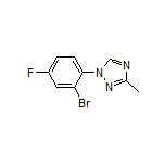 1-(2-Bromo-4-fluorophenyl)-3-methyl-1H-1,2,4-triazole