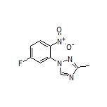 1-(5-Fluoro-2-nitrophenyl)-3-methyl-1H-1,2,4-triazole