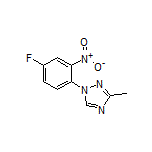 1-(4-Fluoro-2-nitrophenyl)-3-methyl-1H-1,2,4-triazole1-(4-Fluoro-2-nitrophenyl)-3-methyl-1H-1,2,4-triazole