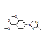 Methyl 2-Methoxy-4-(3-methyl-1H-1,2,4-triazol-1-yl)benzoate