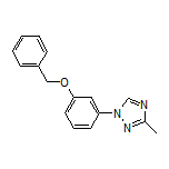 1-[3-(Benzyloxy)phenyl]-3-methyl-1H-1,2,4-triazole