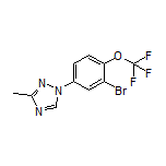 1-[3-Bromo-4-(trifluoromethoxy)phenyl]-3-methyl-1H-1,2,4-triazole