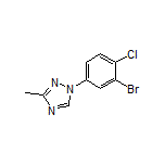 1-(3-Bromo-4-chlorophenyl)-3-methyl-1H-1,2,4-triazole