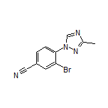 3-Bromo-4-(3-methyl-1H-1,2,4-triazol-1-yl)benzonitrile