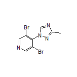 3,5-Dibromo-4-(3-methyl-1H-1,2,4-triazol-1-yl)pyridine