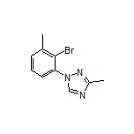 1-(2-Bromo-3-methylphenyl)-3-methyl-1H-1,2,4-triazole