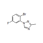 1-(2-Bromo-5-fluorophenyl)-3-methyl-1H-1,2,4-triazole