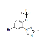 1-[5-Bromo-2-(trifluoromethoxy)phenyl]-3-methyl-1H-1,2,4-triazole