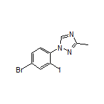 1-(4-Bromo-2-iodophenyl)-3-methyl-1H-1,2,4-triazole