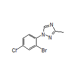 1-(2-Bromo-4-chlorophenyl)-3-methyl-1H-1,2,4-triazole