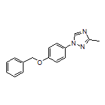 1-[4-(Benzyloxy)phenyl]-3-methyl-1H-1,2,4-triazole