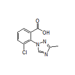 3-Chloro-2-(3-methyl-1H-1,2,4-triazol-1-yl)benzoic Acid