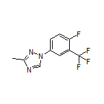 1-[4-Fluoro-3-(trifluoromethyl)phenyl]-3-methyl-1H-1,2,4-triazole