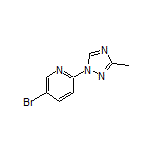 5-Bromo-2-(3-methyl-1H-1,2,4-triazol-1-yl)pyridine