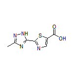 2-(3-Methyl-1H-1,2,4-triazol-5-yl)thiazole-5-carboxylic Acid