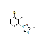 1-(3-Bromo-2-methylphenyl)-3-methyl-1H-1,2,4-triazole