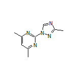 4,6-Dimethyl-2-(3-methyl-1H-1,2,4-triazol-1-yl)pyrimidine