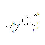 4-(3-Methyl-1H-1,2,4-triazol-1-yl)-2-(trifluoromethyl)benzonitrile