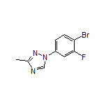 1-(4-Bromo-3-fluorophenyl)-3-methyl-1H-1,2,4-triazole