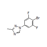 1-(4-Bromo-3,5-difluorophenyl)-3-methyl-1H-1,2,4-triazole