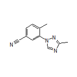 4-Methyl-3-(3-methyl-1H-1,2,4-triazol-1-yl)benzonitrile